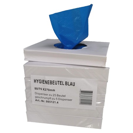 Hygienebeutel blau